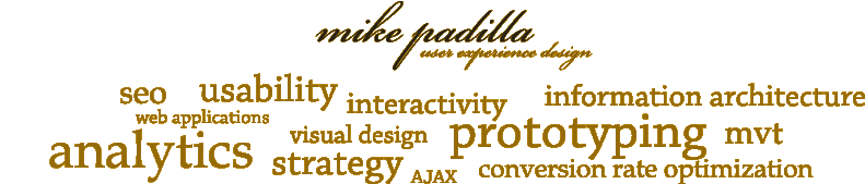 Mike Padilla - User Experience Design